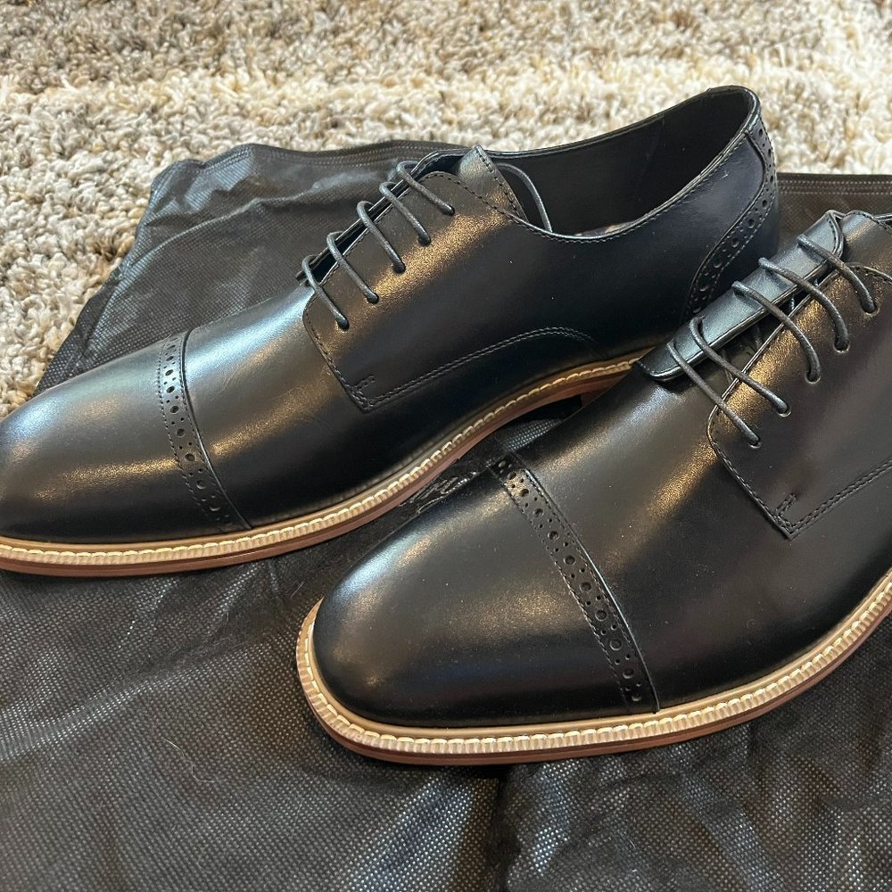 New Never Worn - English Laundry Men's Acton Oxford, Black Size 11.5